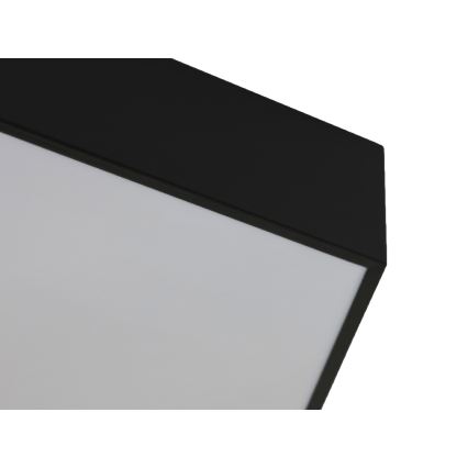Plafoniera da soffitto LED/240W/230V 3000/4000/6500K diam. 120 cm nera