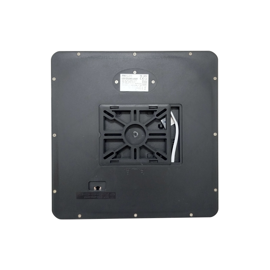 Plafoniera da soffitto LED 24W/230V 3000/4000/6500K 30x30 cm nera