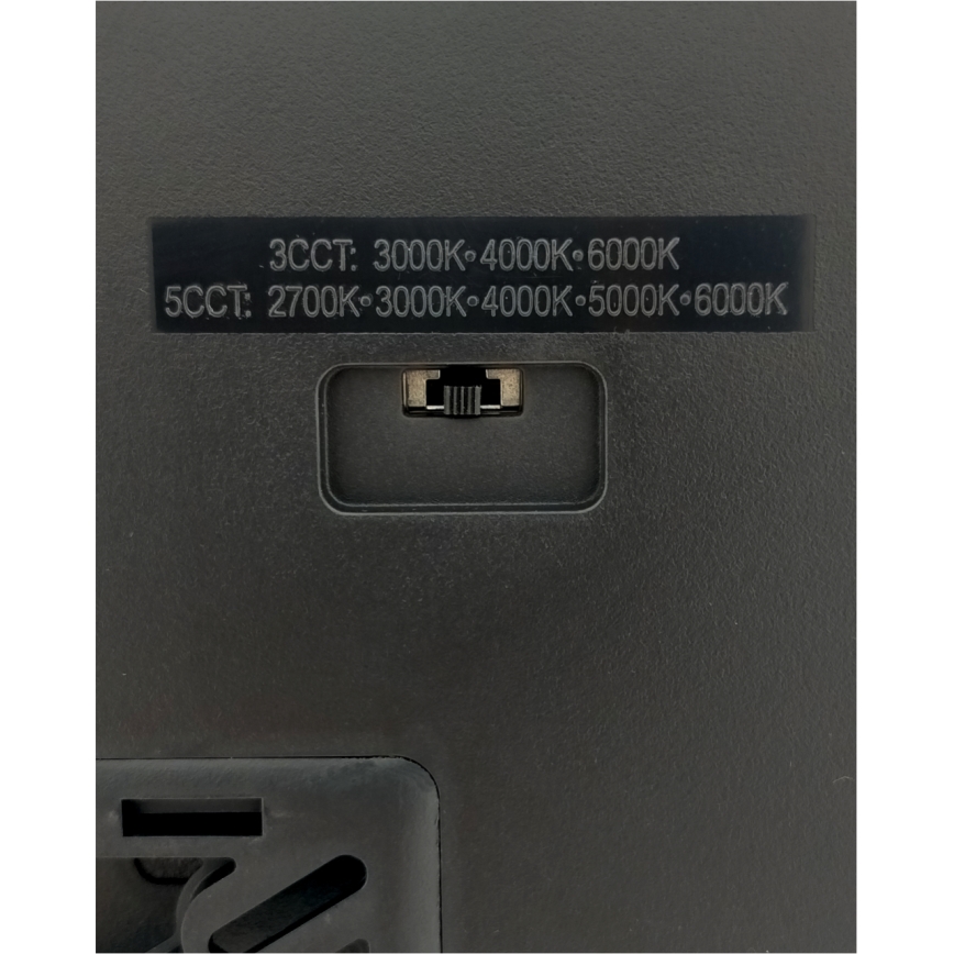 Plafoniera da soffitto LED 24W/230V 3000/4000/6500K 30x30 cm nera