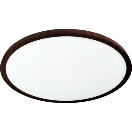 Plafoniera da soffitto LED/32W/230V 3000/4000/6500K diam. 40 cm marrone