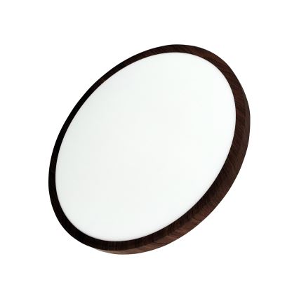 Plafoniera da soffitto LED/32W/230V 3000/4000/6500K diam. 40 cm marrone