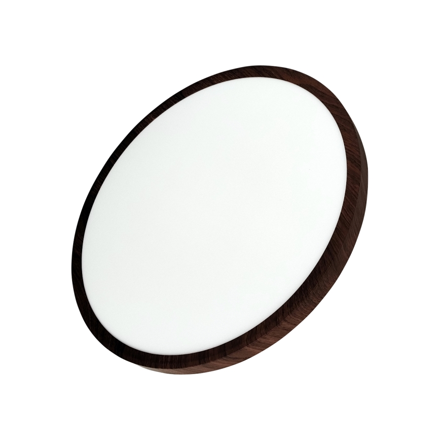 Plafoniera da soffitto LED/32W/230V 3000/4000/6500K diam. 40 cm marrone