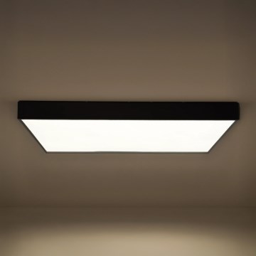 Plafoniera da soffitto LED 340W/230V 3000/4000/6500K 100x100 cm nero