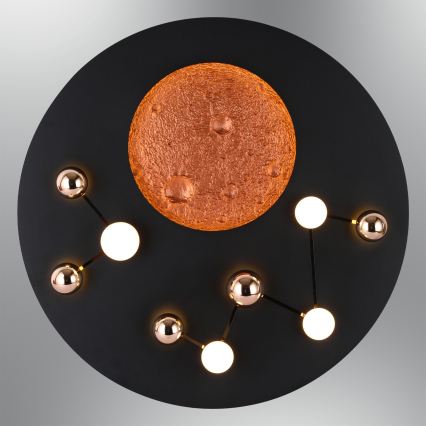 Plafoniera da soffitto MARS LED/58W/230V 3000K nera