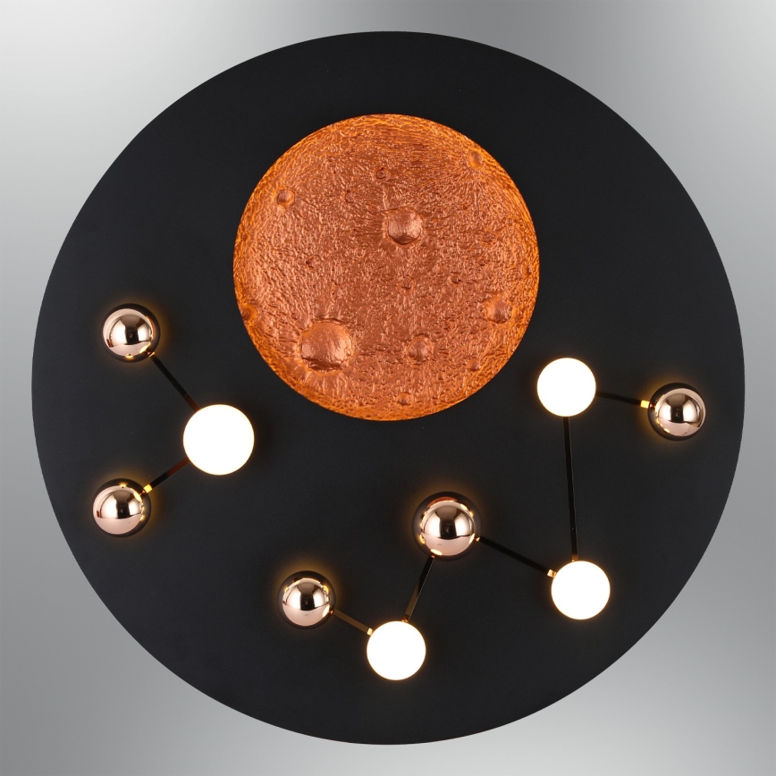 Plafoniera da soffitto MARS LED/58W/230V 3000K nera