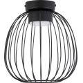 Plafoniera da soffitto OVELLA 1xGX53/10W/230V Ø 25 cm, nera