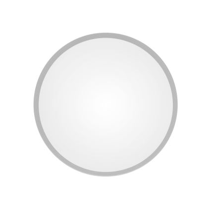 Plafoniera da soffitto per bagno con sensore CLEO, 3xE27/24W/230V, Ø 40 cm, grigio, IP54