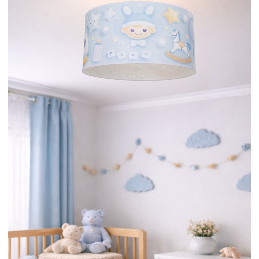 Plafoniera da soffitto per bambini KIDS ROOM 1xE27/60W/230V Ø 40 cm astronauta