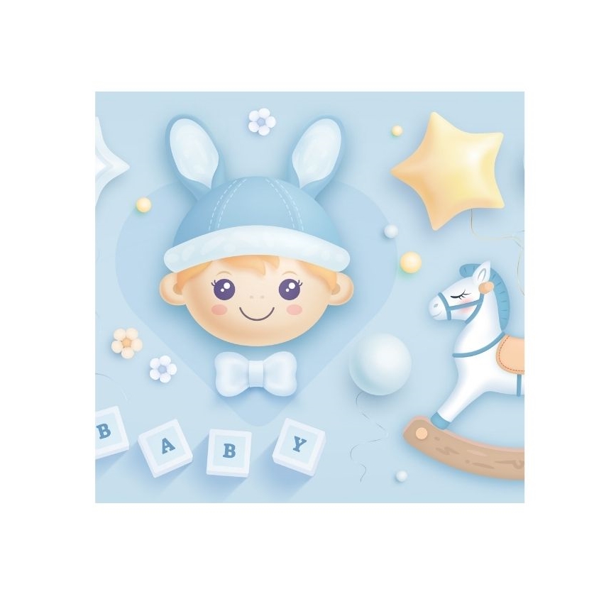 Plafoniera da soffitto per bambini KIDS ROOM 1xE27/60W/230V Ø 40 cm astronauta