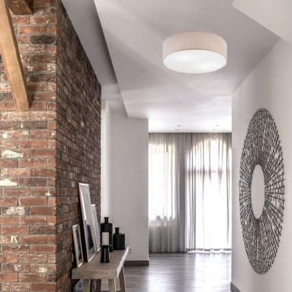 Plafoniera da soffitto SIRJA 2xE27/15W/230V Ø 45 cm beige