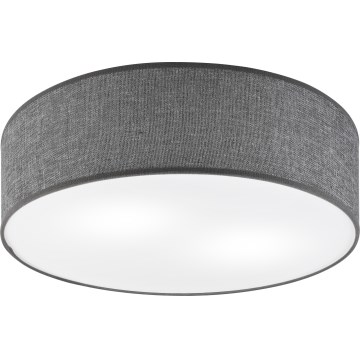 Plafoniera da soffitto SIRJA 2xE27/15W/230V Ø 45 cm grigia