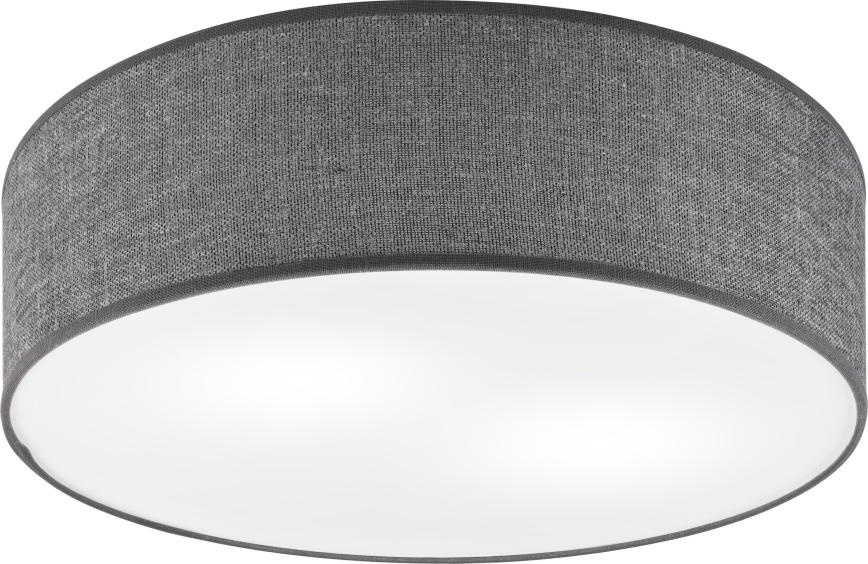 Plafoniera da soffitto SIRJA 2xE27/15W/230V Ø 45 cm grigia