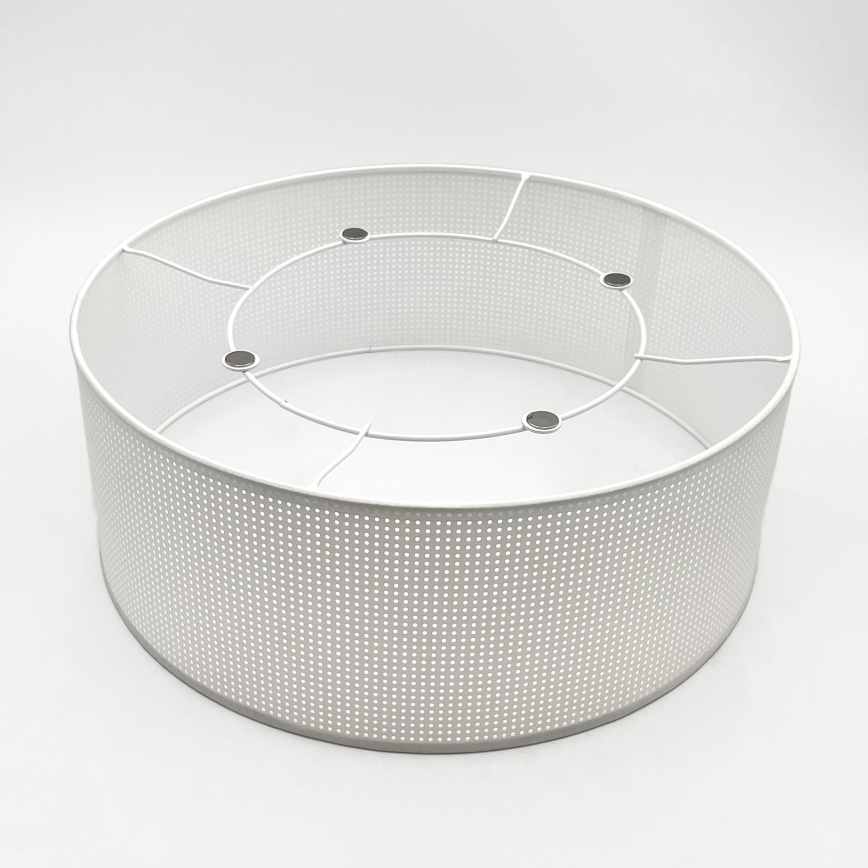 Plafoniera da soffitto SIRJA PLISADO 2xE27/15W/230V Ø 35 cm bianca