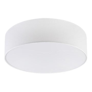 Plafoniera da soffitto SIRJA PLISADO 4xE27/15W/230V Ø 45 cm bianca