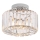 Plafoniera da soffitto VETRO, 1xE27/15W/230V, Ø 24,5 cm, cromo opaco