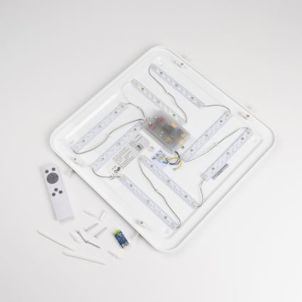 Plafoniera LED dimmerabile LED/42W/230V 3000-6500K 49x49 cm bianca + telecomando