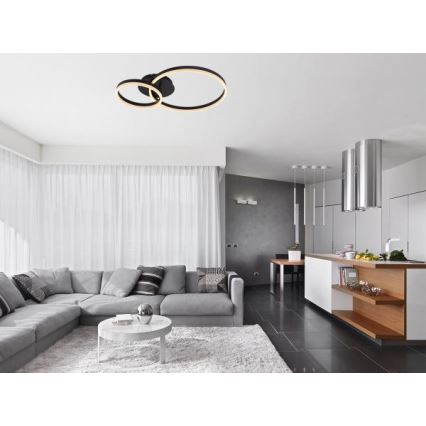 Plafoniera dimmerabile a LED/55W/230V 3000-6500K + telecomando