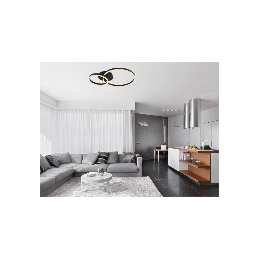 Plafoniera dimmerabile a LED/55W/230V 3000-6500K + telecomando