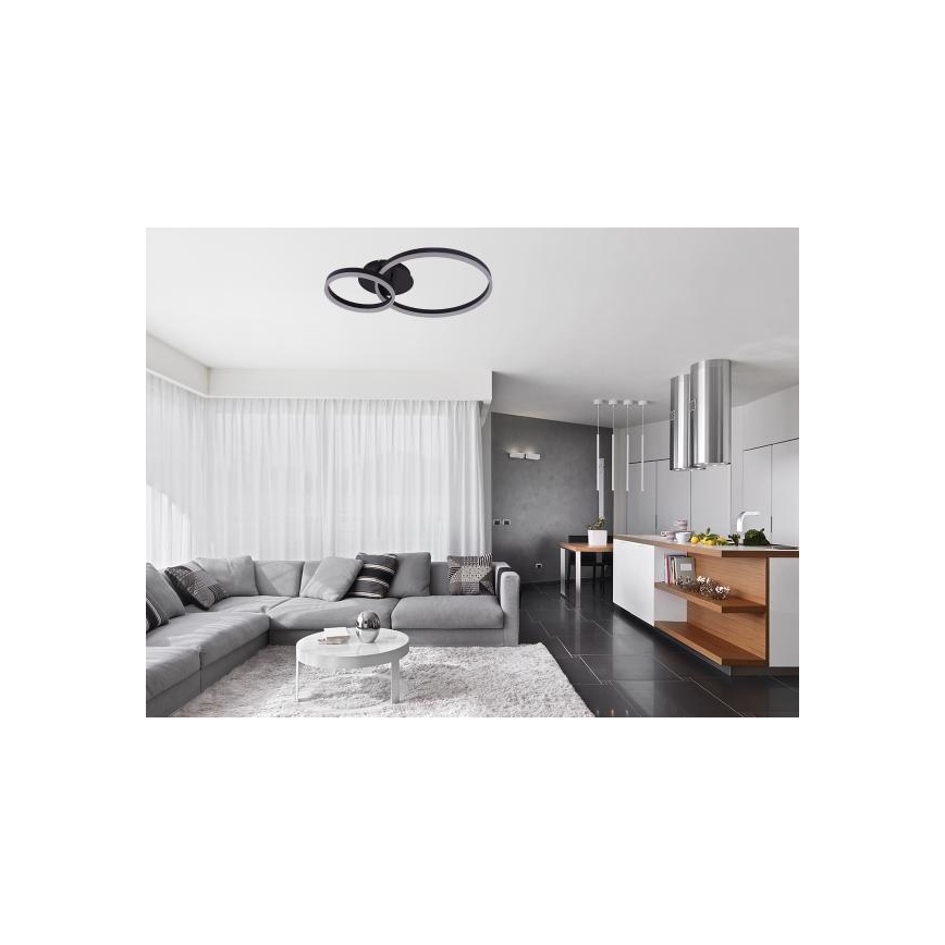 Plafoniera dimmerabile a LED/55W/230V 3000-6500K + telecomando