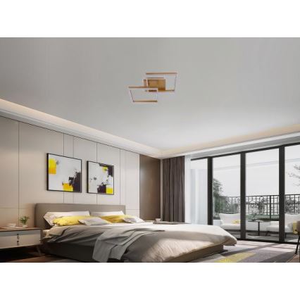 Plafoniera dimmerabile a LED/80W/230V 3000-6500K + telecomando