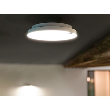 Plafoniera a LED dimmerabile con sensore di movimento e sensore crepuscolare LED/6/12/18W/230V Ø 23 cm