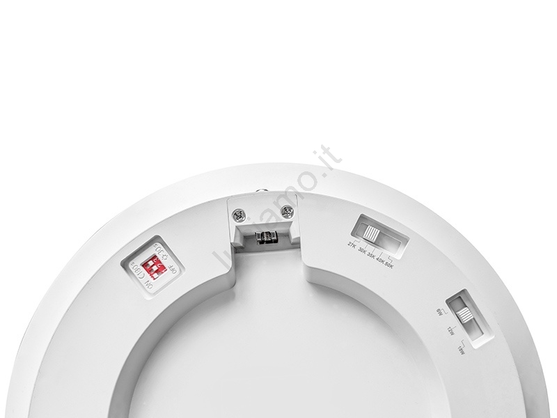 Plafoniera LED Con Sensore Radar Dimmerabile 18W 1800LM: Telecomando, 3 Temperature Di Colore, Per Corridoio, Bagno, Garage - 3