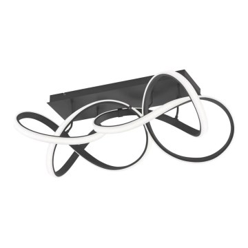 Plafoniera dimmerabile a LED INDIGO LED/64W/230V nera