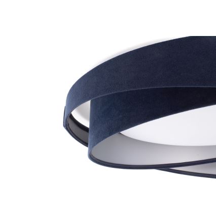 Plafoniera dimmerabile a LED SMART GALAXY MODERN LED/24W/230V 3000-6500K Ø 55 cm blu/argento + telecomando