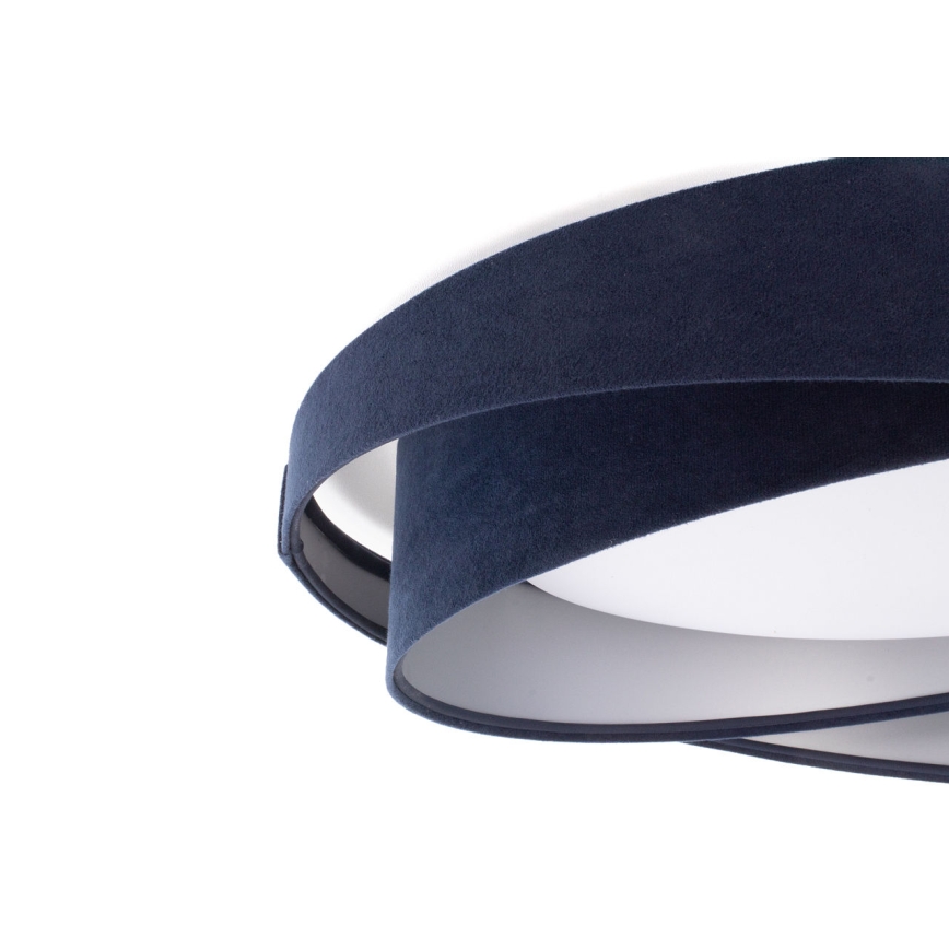 Plafoniera dimmerabile a LED SMART GALAXY MODERN LED/24W/230V 3000-6500K Ø 55 cm blu/argento + telecomando