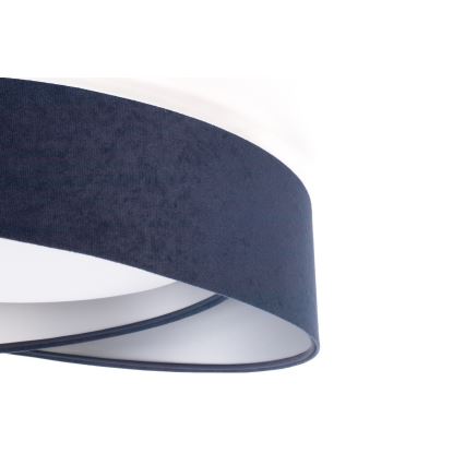 Plafoniera dimmerabile a LED SMART GALAXY MODERN LED/24W/230V 3000-6500K Ø 55 cm blu/argento + telecomando