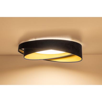 Plafoniera dimmerabile a LED SMART GALAXY MODERN LED/24W/230V 3000-6500K Ø 55 cm blu/oro + telecomando