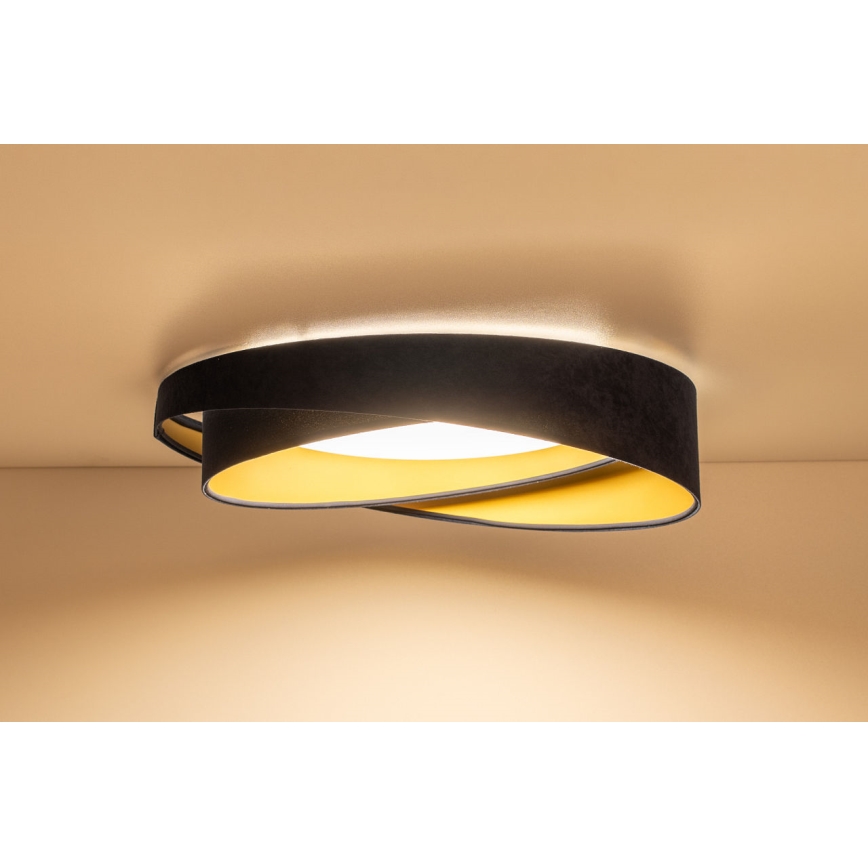 Plafoniera dimmerabile a LED SMART GALAXY MODERN LED/24W/230V 3000-6500K Ø 55 cm blu/oro + telecomando