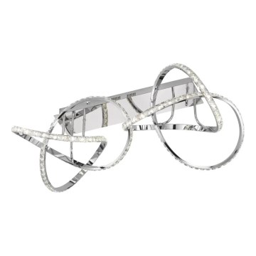 Plafoniera dimmerabile ABRO LED/49W/230V cromo lucido