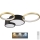 Plafoniera dimmerabile ALIZEE LED/30W/230V 3000-6500K nero/oro