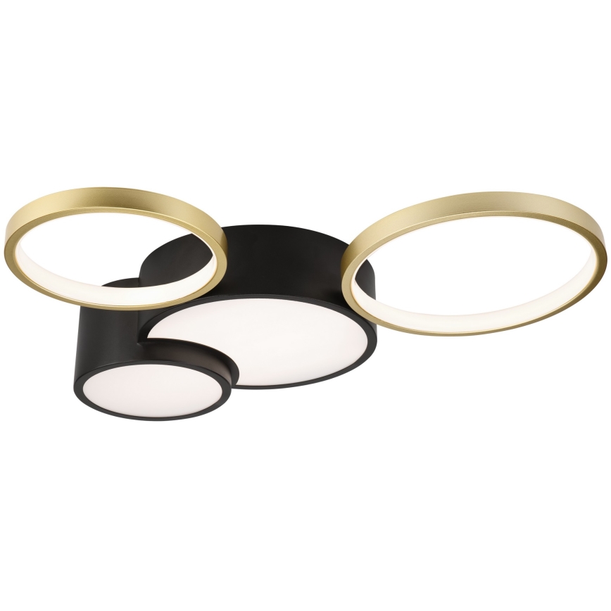 Plafoniera dimmerabile ALIZEE LED/30W/230V 3000-6500K nero/oro