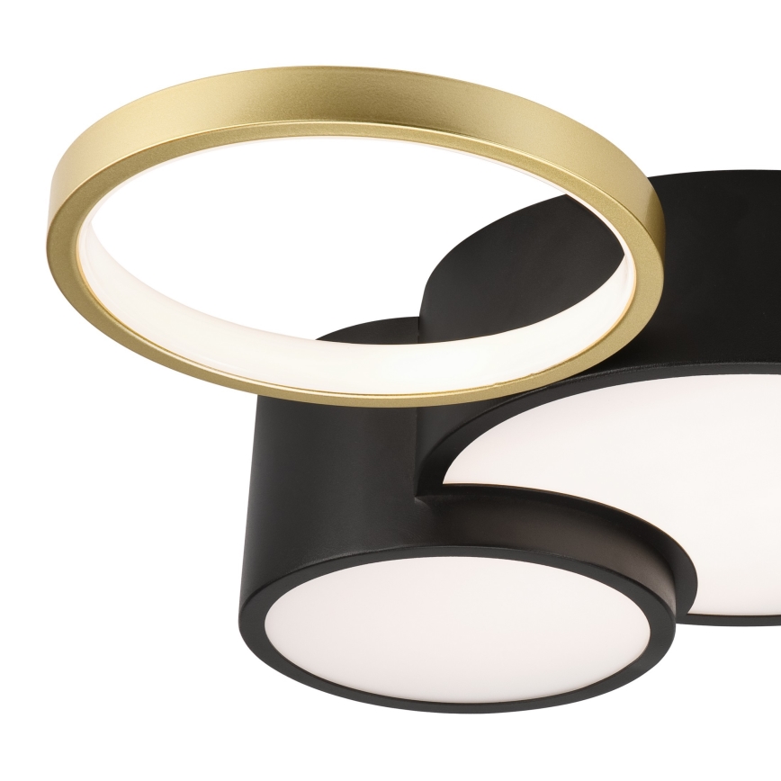 Plafoniera dimmerabile ALIZEE LED/30W/230V 3000-6500K nero/oro