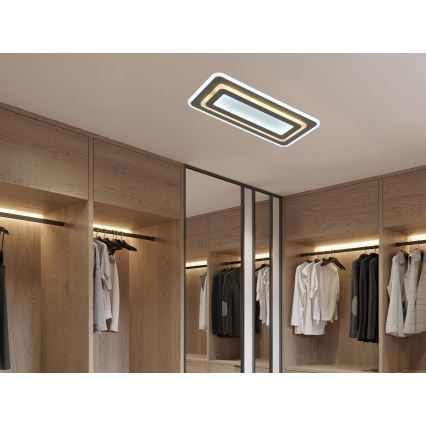 Plafoniera LED dimmerabile LED/85W/230V 3000-6500K grigio + telecomando
