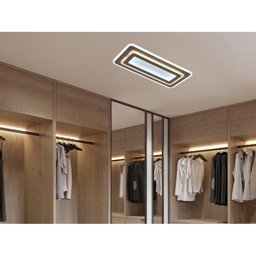 Plafoniera LED dimmerabile LED/85W/230V 3000-6500K grigio + telecomando