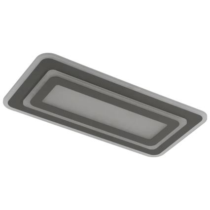 Plafoniera LED dimmerabile LED/85W/230V 3000-6500K grigio + telecomando