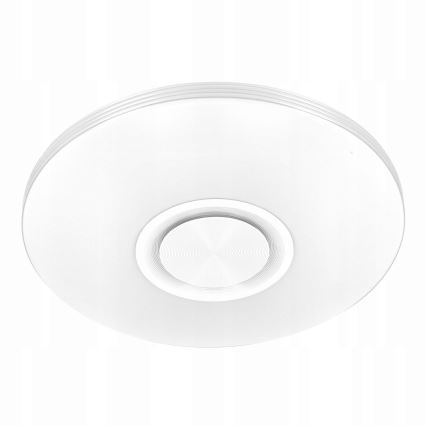 Plafoniera LED RGBW dimmerabile con altoparlante LED/60W/230V 3000-6000K Ø 40 cm bianco + telecomando