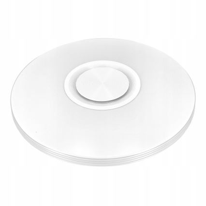 Plafoniera LED RGBW dimmerabile con altoparlante LED/60W/230V 3000-6000K Ø 40 cm bianco + telecomando