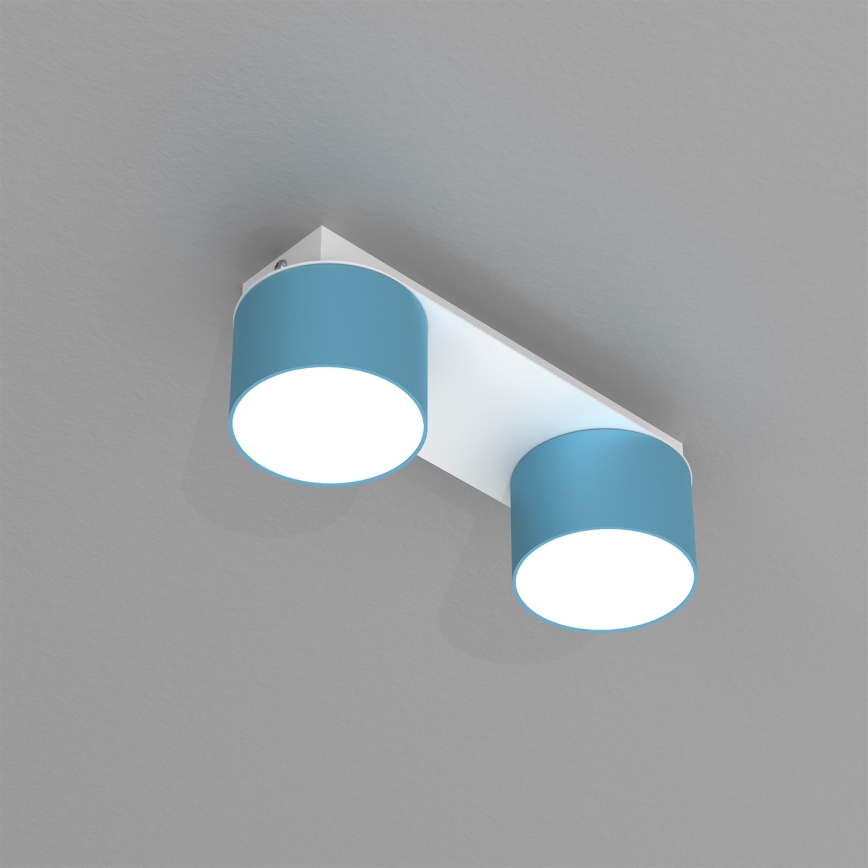 Plafoniera  DIXIE 2xGX53/11W/230V blu