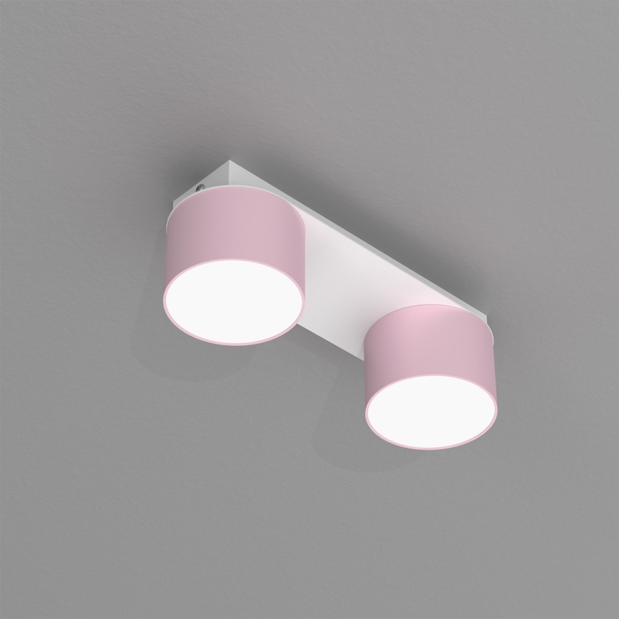 Plafoniera DIXIE 2xGX53/11W/230V rosa