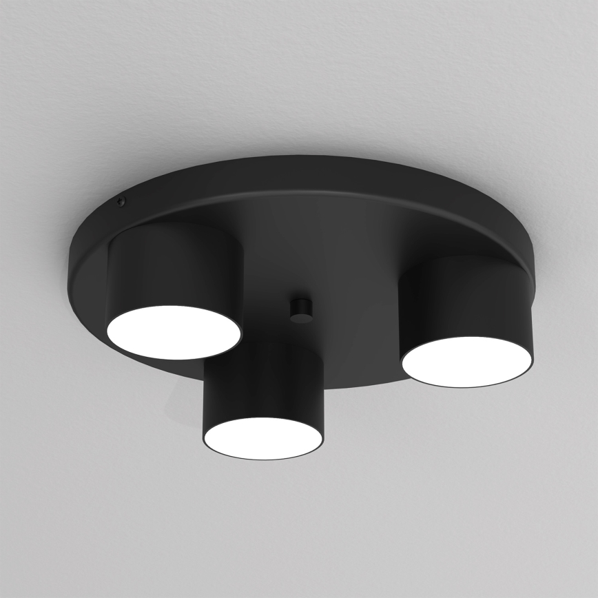 Plafoniera DIXIE 3xGX53/11W/230V nera