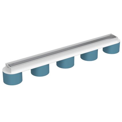 Plafoniera DIXIE 5xGX53/11W/230V blu