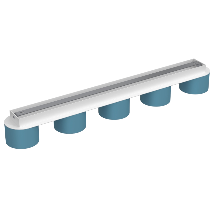 Plafoniera DIXIE 5xGX53/11W/230V blu