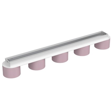 Plafoniera DIXIE 5xGX53/11W/230V rosa