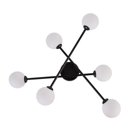 Plafoniera DORADO 6xG9/28W/230V nero