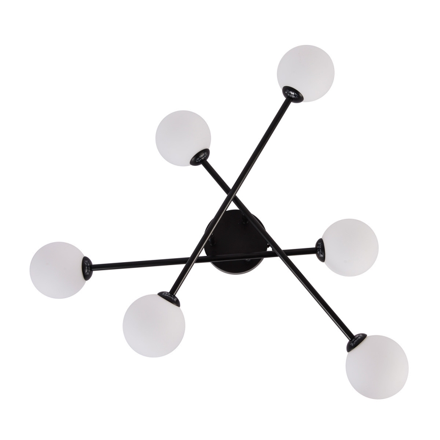 Plafoniera DORADO 6xG9/28W/230V nero