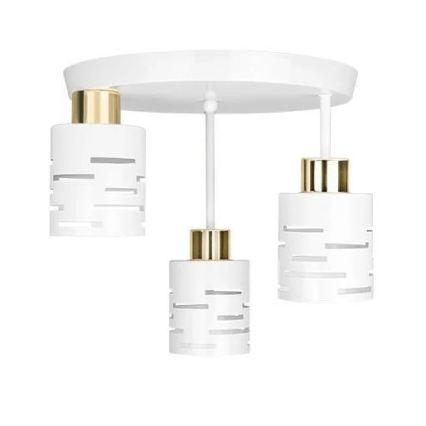 Plafoniera ELEN 3xE27/35W/230V bianco/oro